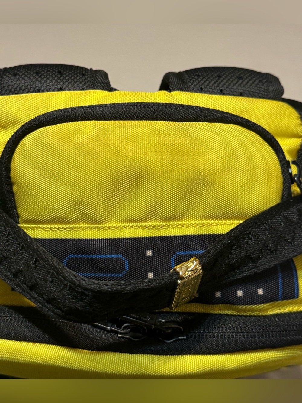 Sprayground Pac-Man Arcade Yellow & Black Backpack - Picture 12 of 16